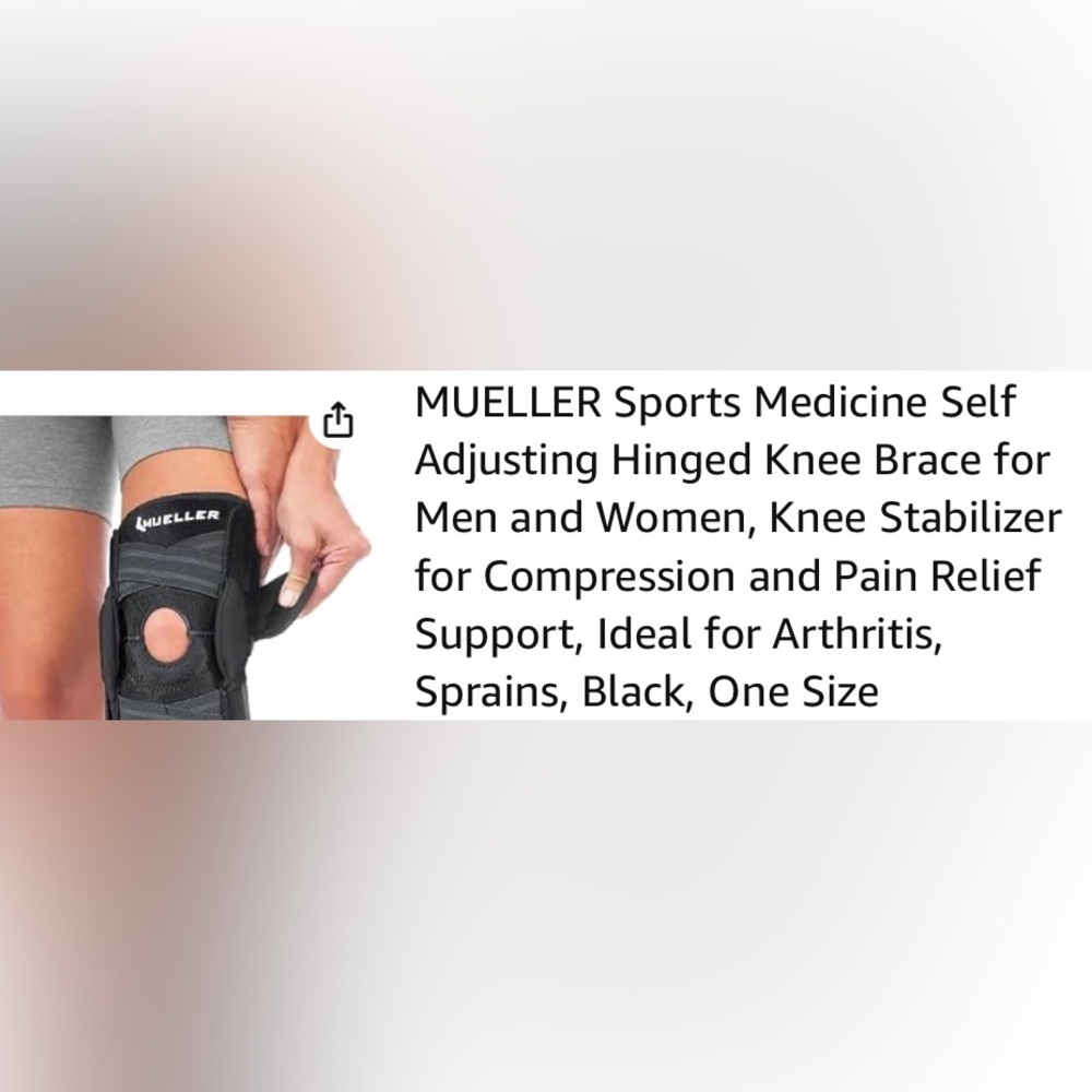 Mueller Sport Adjustable Hinged knee brace Support new
